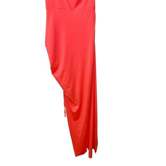 Superdown Alanie Neon Pink One-Shoulder Cutout Maxi Dress Size M - Picture 8 of 13
